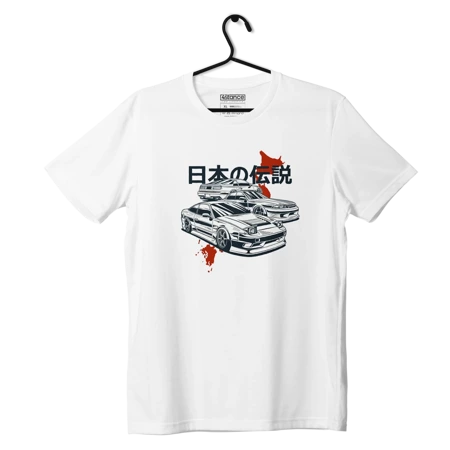 Biały T-shirt Japan LEGENDS