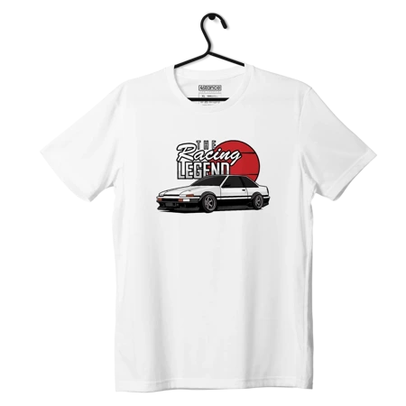 Biały T-shirt TOYOTA  AE86 RACING