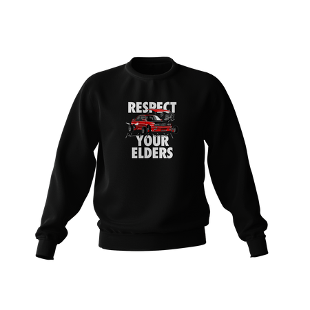 Czarna bluza RESPECT YOUR ELDERS