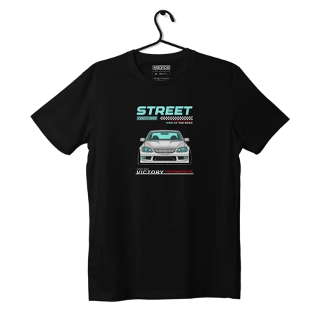 Czarny T-shirt LEXUS IS200 IS300 STREET