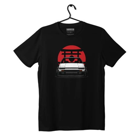Czarny T-shirt TOYOTA  AE86 TORI