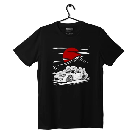 Czarny T-shirt TOYOTA GT86 Downhill