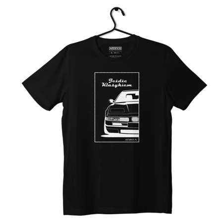 Czarny T-shirt koszulka BMW E31 Jeżdżę klasykiem