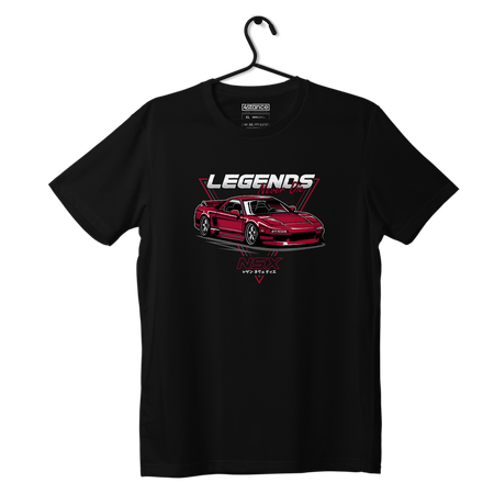 Czarny T-shirt koszulka HONDA NSX LEGEND