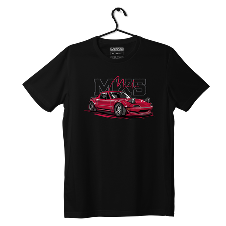 Czarny T-shirt koszulka MAZDA MIATA MX5