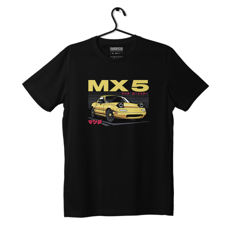 Czarny T-shirt koszulka MAZDA MIATA MX5