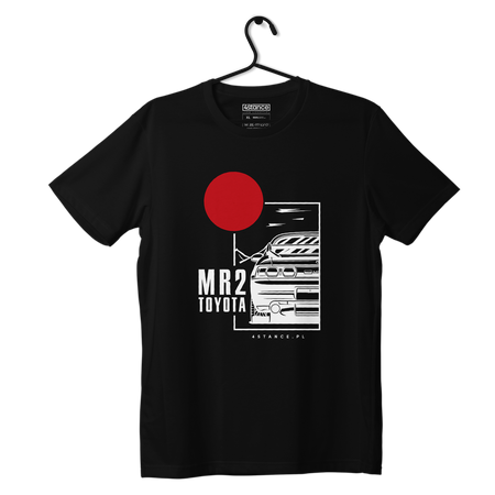 Czarny T-shirt koszulka TOYOTA MR2