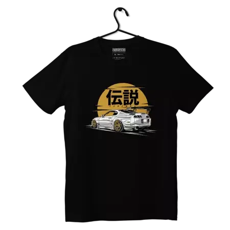 Czarny T-shirt koszulka Toyota Supra mk4 LEGEND