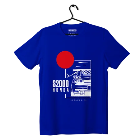 T-shirt koszulka Honda S2000 niebieska
