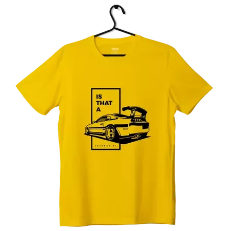 T-shirt koszulka IS THAT A SUPRA JDM żółta