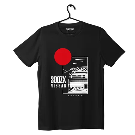 T-shirt koszulka Nissan 300ZX czarna