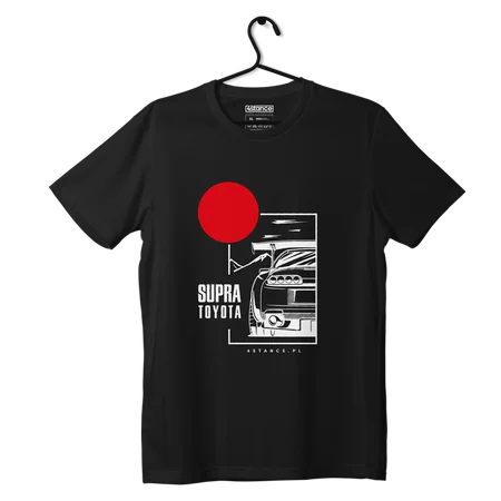 T-shirt koszulka Toyota Supra czarna