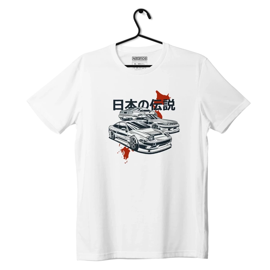 Biały T-shirt Japan LEGENDS