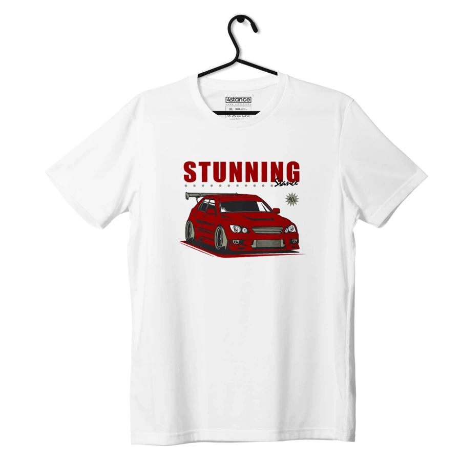 Biały T-shirt LEXUS IS200 IS300 IS STUNNING