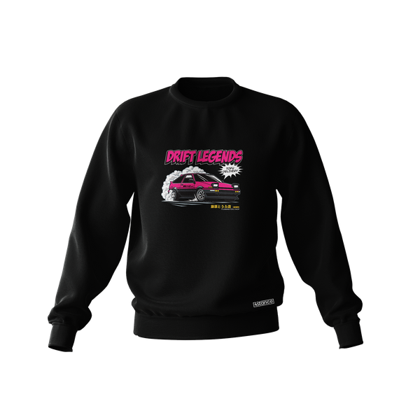 Czarna bluza TOYOTA AE86 PINK