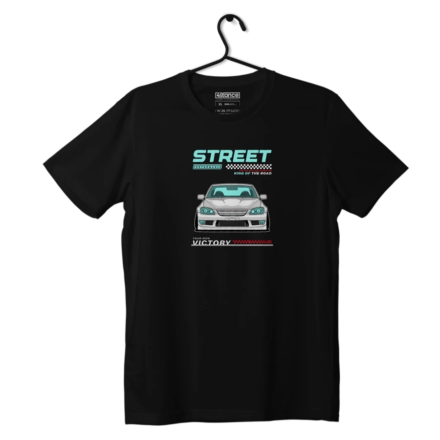 Czarny T-shirt LEXUS IS200 IS300 STREET