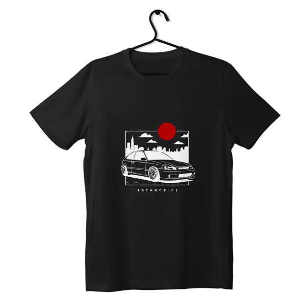 T-shirt koszulka Honda Civic VI JDM czarna