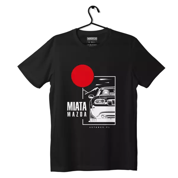 T-shirt koszulka Mazda Miata czarna