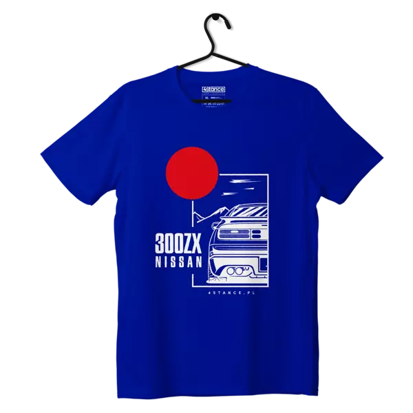 T-shirt koszulka Nissan 300ZX niebieska