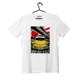 Biały T-shirt koszulka Porsche 911 Turbo Ruf CTR