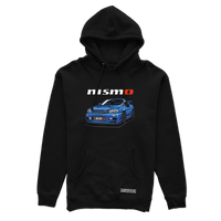 Czarna bluza z kapturem NISSAN Skyline R34 Nismo