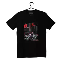 Czarny T-shirt Nissan Skyline GT-R R34 Nismo HKS