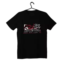 Czarny T-shirt koszulka FORD Mustang Stang Gang