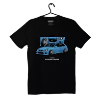 Czarny T-shirt koszulka LEXUS IS Sportcross