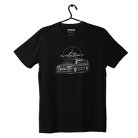 Czarny T-shirt koszulka MERCEDES 190E