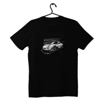 Czarny T-shirt koszulka Mazda RX-7 LEGEND JDM