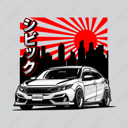 Kubek dla fana Honda Civic FK8 JDM