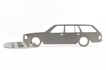 Mercedes-Benz E W123 kombi prívesok na kľúče z nehrdzavejúcej ocele