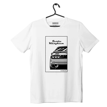 WhiteT-shirt MAZDA RX-7 Jazdím na klasickom