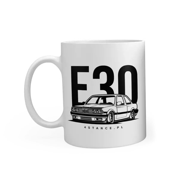 Hrnček pre nemeckého fanúšika BMW E30 Coupe 4stance