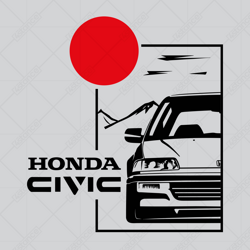 Hrnček pre fanúšika Honda Civic IV JDM